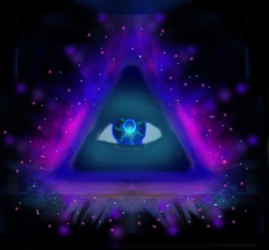 All seeing eye clipart