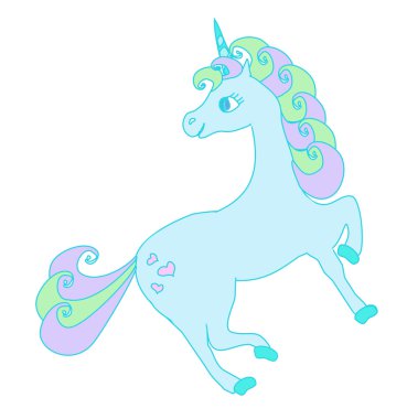 karikatür unicorn