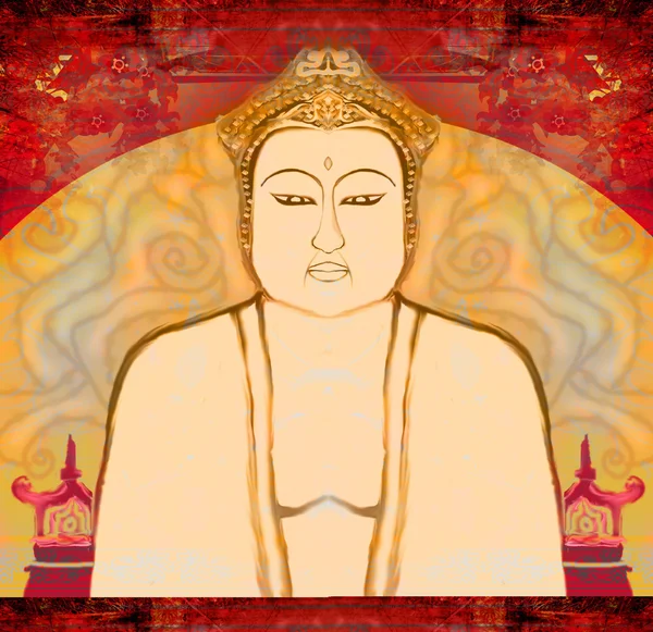 Portrait of buddha — Stock Photo, Image