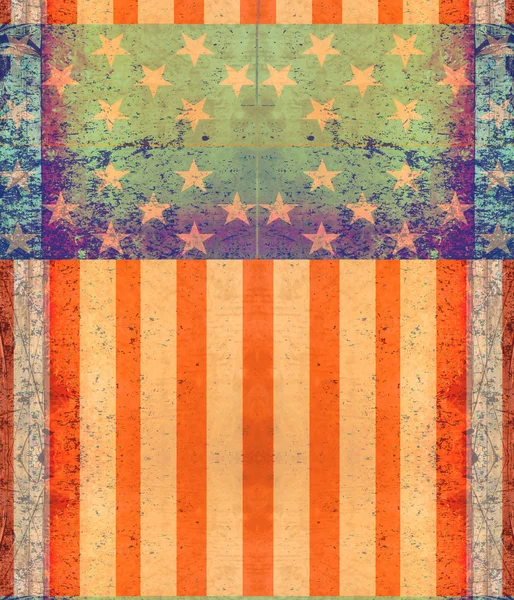 Dark Grunge US Flag — Stock Photo, Image