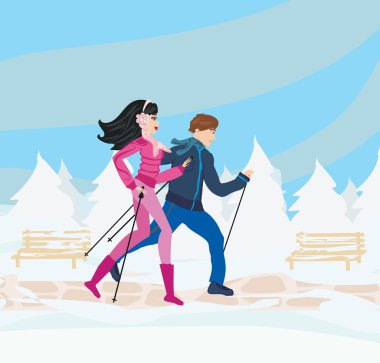 Kışın kuzey yürüyüşü