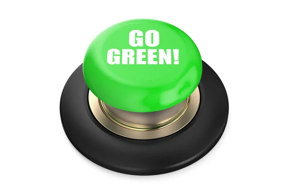 Go green! button — Stock Photo, Image