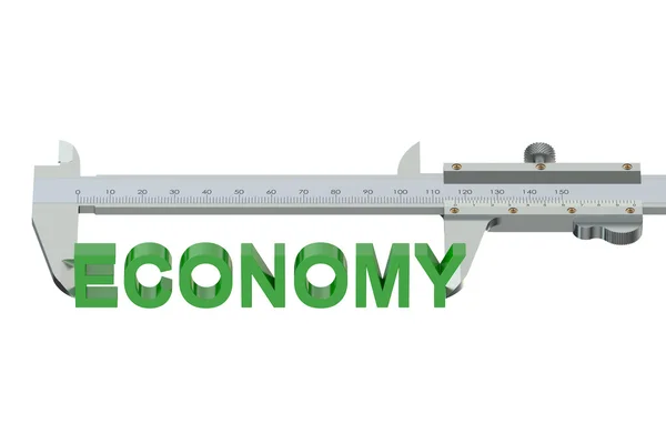 测量经济概念 — 图库照片