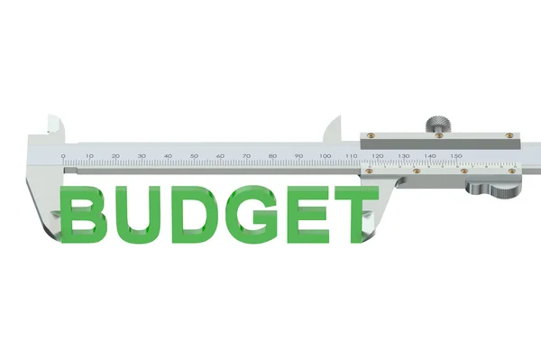 Conceito de orçamento de medição — Fotografia de Stock