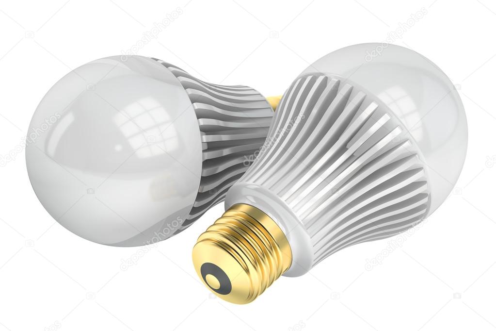 two LED lamps