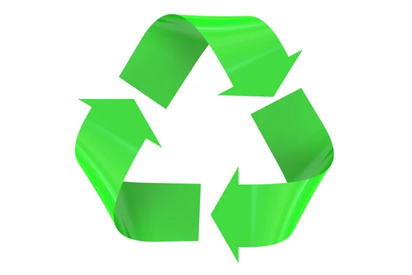 Recycling-Symbol isoliert — Stockfoto