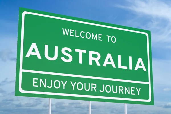 オーストラリア概念へようこそ — ストック写真