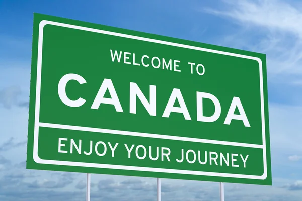 Bienvenue au Canada concept — Photo