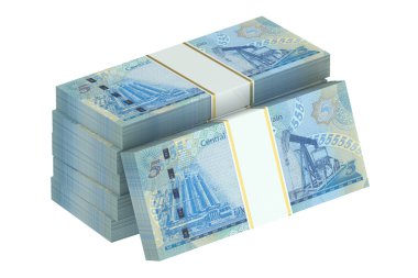 packs of Bahraini dinars clipart