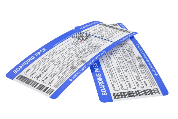 Boarding pass biljetter — Stockfoto