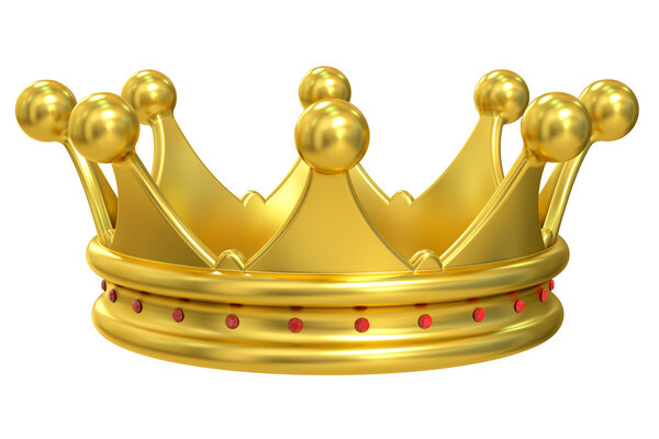 Golden Crown, 3D rendering