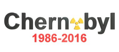 Chernobyl kaza kavramı, 3d render yıldönümü