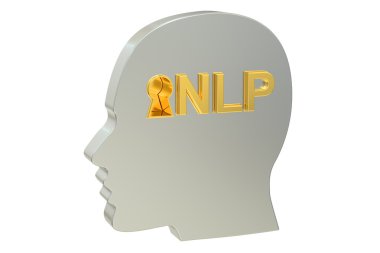 Nöro-linguistik programlama Nlp kavramı, 3d render