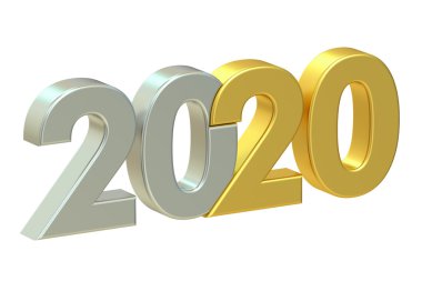 2020 kavramı, 3d render