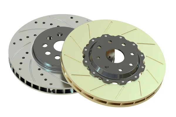 Car discs brake, 3D rendering — Stock Photo, Image