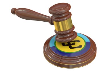 Karayipler topluluğu CARICOM kavramı, 3d render