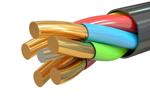 Cable, 3D rendering — Stock Photo, Image