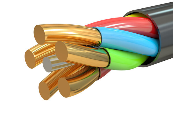 cable, 3D rendering