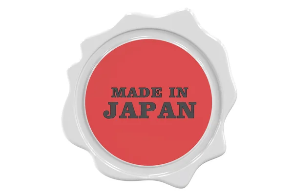 Hecho en Japón sello, sello. Renderizado 3D —  Fotos de Stock