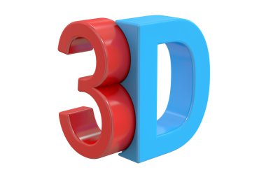 3D logo, 3d render