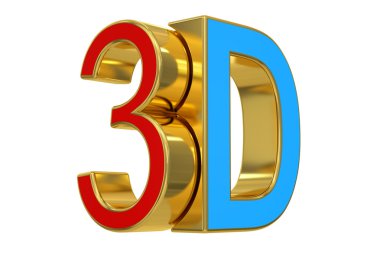 3D logo, 3d render