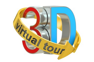 3D Sanal Tur kavramı. 3D render