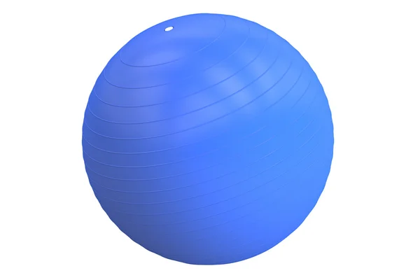 Kék Fitball, 3d-leképezés — Stock Fotó