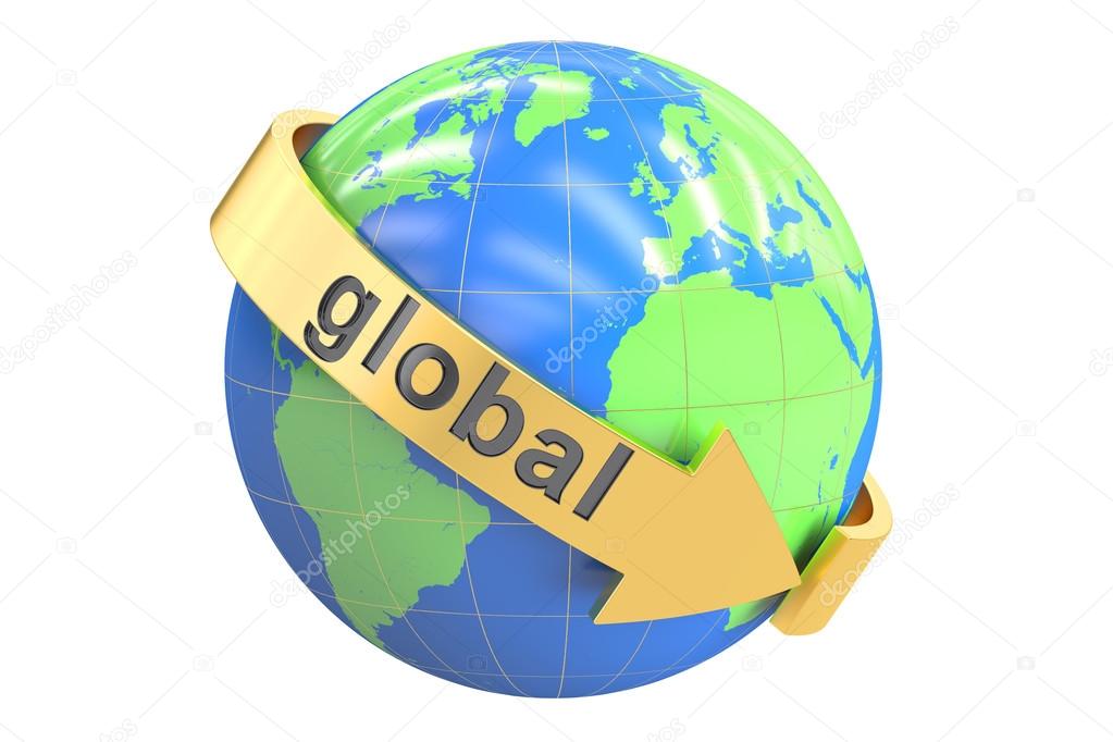 Globe terrestre et planète carte du monde — Photographie ... Globe terrestre et planète carte du monde — Photographie ...