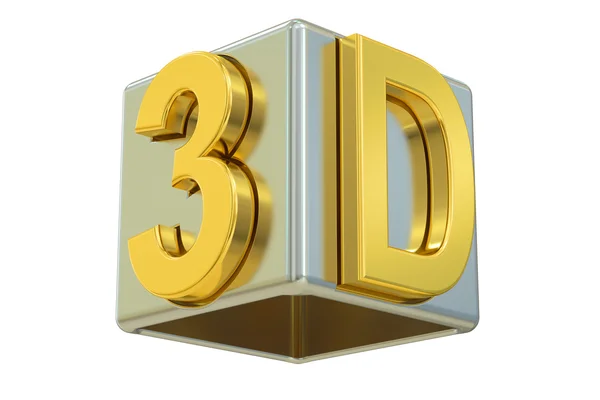 3D логотип, 3D візуалізація — стокове фото