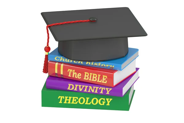 Teologi utbildning, 3d-rendering — Stockfoto