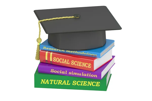 Natural science education, 3D rendering — Stock Photo, Image