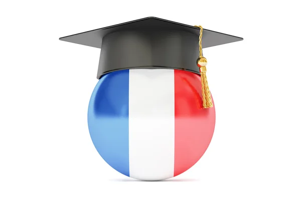 Bildung in frankreich, konzept, 3d rendering — Stockfoto