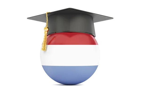 Ausbildung und Studium im niederländischen Konzept, 3D-Rendering — Stockfoto
