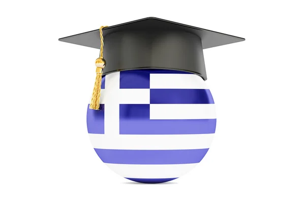 Образование и учеба в Греции концепция, 3D рендеринг — стоковое фото