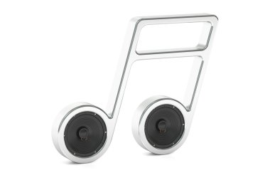 müzik konsepti, 3d render