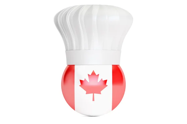 Konzept der kanadischen Küche, 3D-Darstellung — Stockfoto