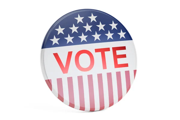 Badge Vote Election USA concept, rendu 3D — Photo