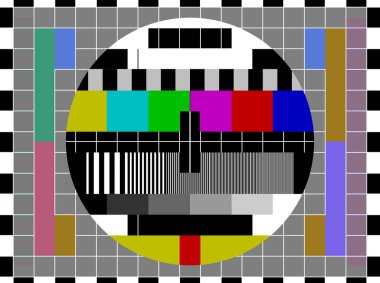 Test kartı TV, yüksek çözünürlük, 3D görüntüleme