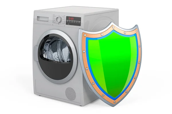 Clothes Dryer Shield Rendering Isolated White Background — Stock Photo, Image