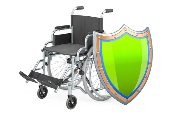 Manual Wheelchair Wheel Shield Rendering Isolated White Background — Zdjęcie stockowe