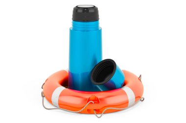 Elektrik süpürgesinin onarımı ve servisi, beyaz arkaplanda 3 boyutlu görüntüleme