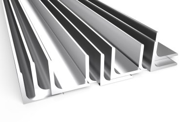 metal L-bar haddelenmiş, açı 