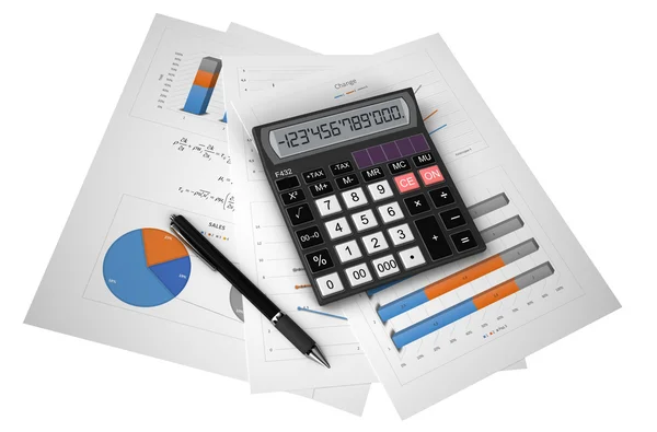 Business, finance and accounting concept — Stock Photo, Image