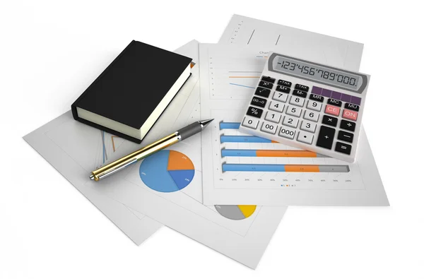 Business, finance and accounting concept 3 — Stock Photo, Image