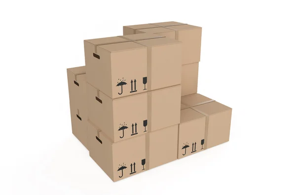 Cardboard boxes 1 — Stock Photo, Image