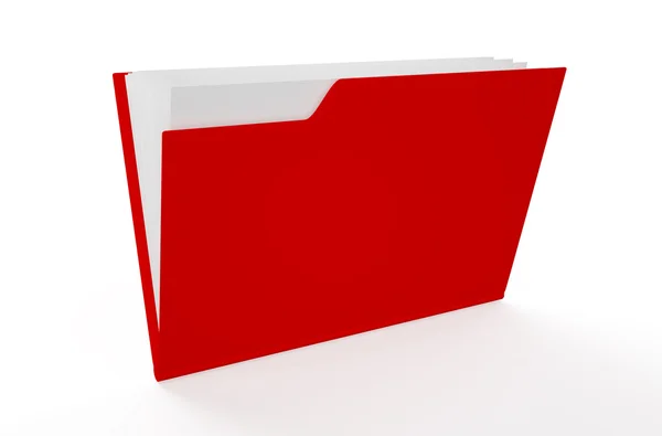 Κόκκινο φάκελο — Φωτογραφία Αρχείου