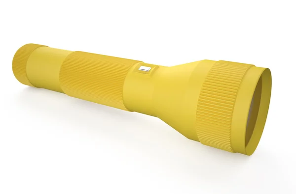 Yellow  flashlight — Stock Photo, Image