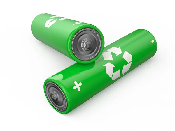 Batterien recyceln — Stockfoto