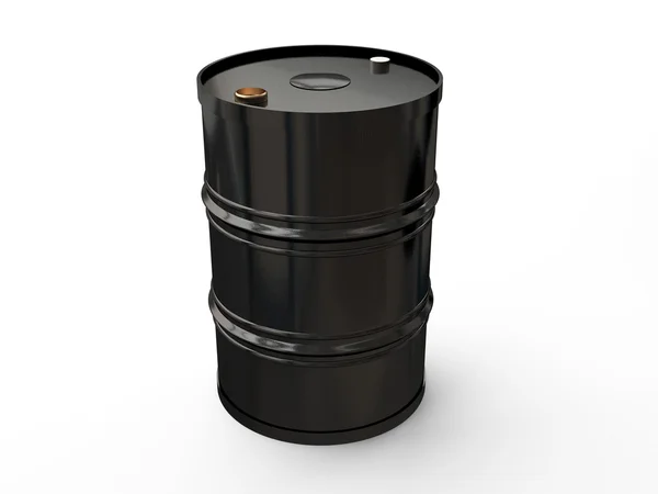 Black barrel — Stock Photo, Image