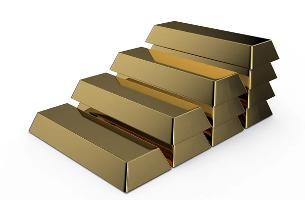 Ledder de tijolos dourados — Fotografia de Stock
